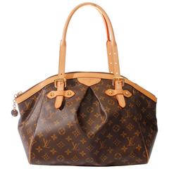 Louis Vuitton Tivoli GM Bag - monogram canvas/natural leather