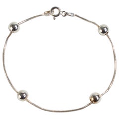 Vintage Silver Sphere Bracelet