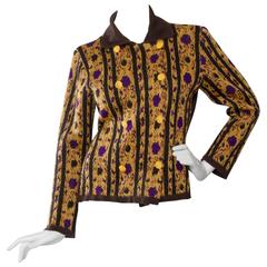 1980s Yves Saint Laurent Wool Cardigan 10