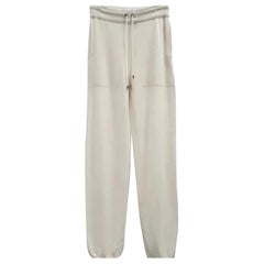 Chanel Ivory Cashmere Pants Trousers