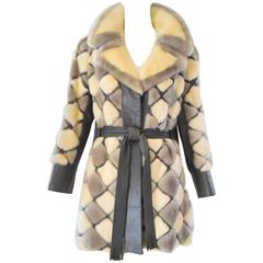 1960s Wurzburg Fur and Leather Coat 