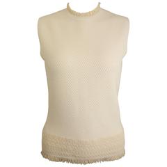 Christian Dior Biege Bumps Tank Top 10