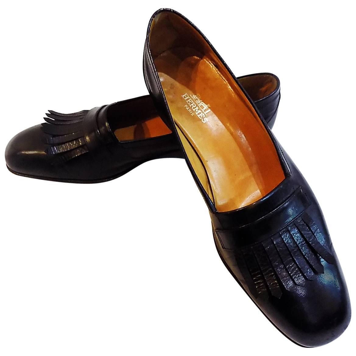 Hermes Men's Oxford Leather shoes at 