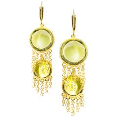 Mateo/Brown new limited edition collection Lemon Quartz Double Muna Earrings 