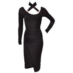 F/W 2003 TOM FORD for GUCCI BLACK BANDAGE DRESS 3