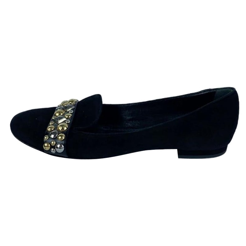 Louis Vuitton, Shoes, 0 Authentic Black Lv Monogram Leather Bow Accent Loafers  Flats