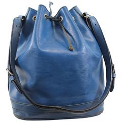 Vintage Louiss Vuitton Noe GM in Blue Epi Leather