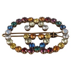 Gucci Interlocking G Crystal-Embellished Hair Clip