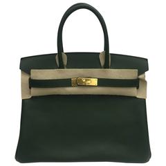 Hermes Birkin 30 Vert Anglais Epsom GHW