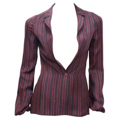 Camicetta Gucci in seta gessata - IT 40