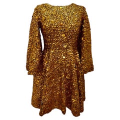 2014 Dolce & Gabbana Couture Limitierte Auflage Kristall verziertes Kleid