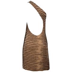 Gucci by Tom Ford beaded evening dress with cut out, circa 2000 7