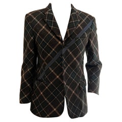 Archive 2006 Comme Des Garçons Homme Plus ‘Ever Green’ wool check jacket