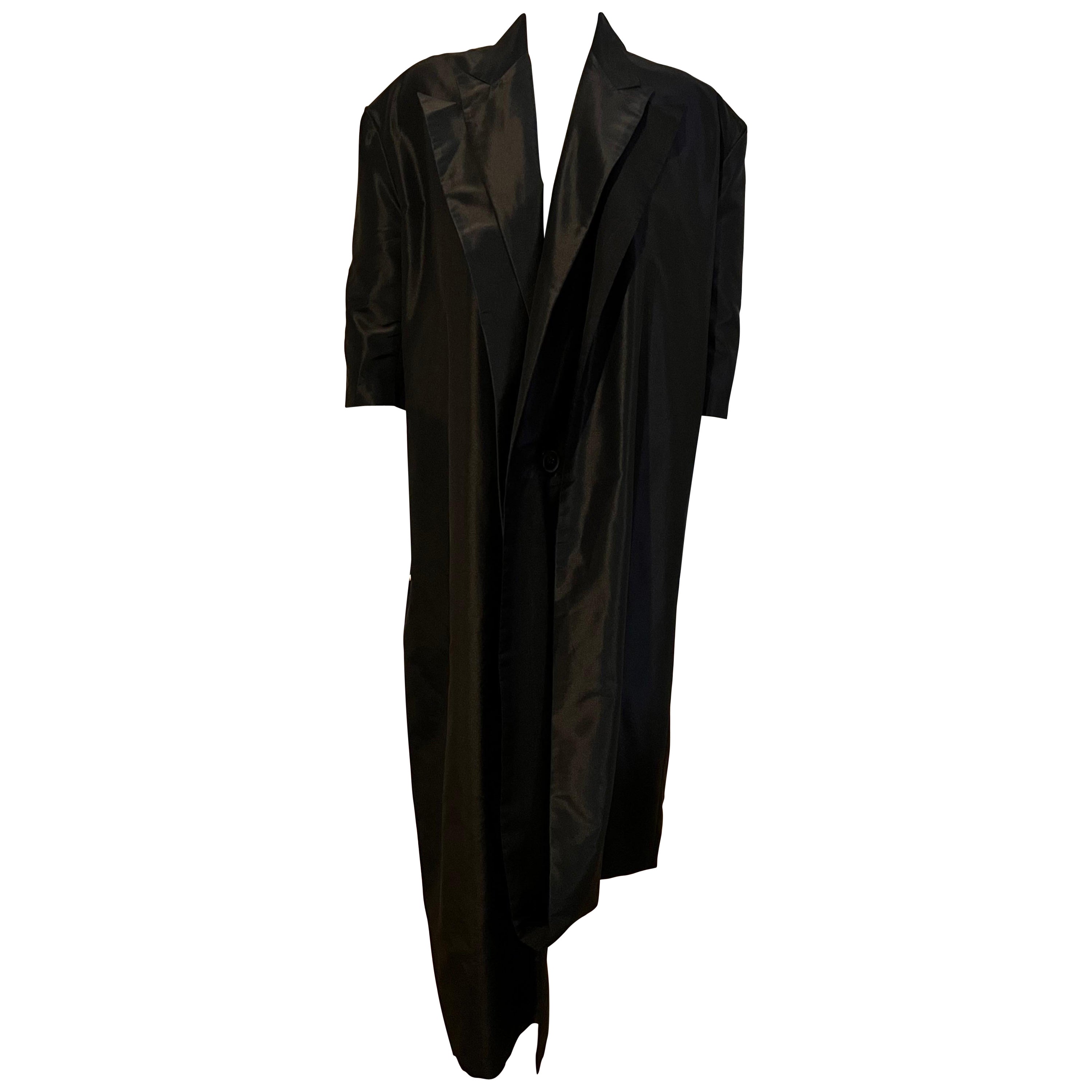 Vintage 1990’s Yohji Yamamoto oversized double cut/lapel jacket For Sale