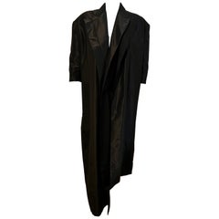 Vintage 1990's Yohji Yamamoto übergroße Jacke mit doppeltem Schnitt/Klappe