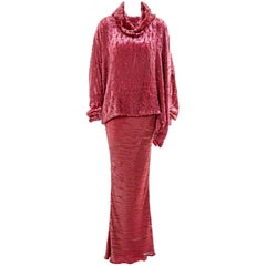 Christian Dior by John Galliano bias cut evening dress and sweater, fw 2000