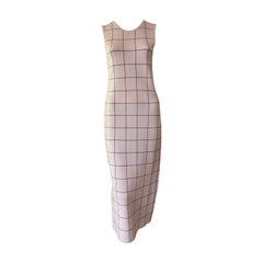 Victoria Beckham Intarsia Check Sheath Dress (S)