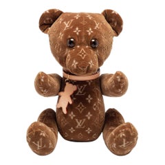 Louis Vuitton Monogram Velour DouDou Teddy Bear