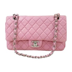 Chanel Vintage Pink  Double Flap Bag 