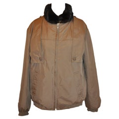 Reversible Mink & Waterproof Zipper Vest with Removable Mink Lined Sleeves