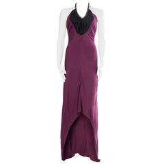 Slinky Azzaro Jersey Gown with Train and Crystals 2