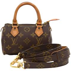 Louis Vuitton Mini Speedy Sac HL Monogram Canvas Hand Bag + Strap