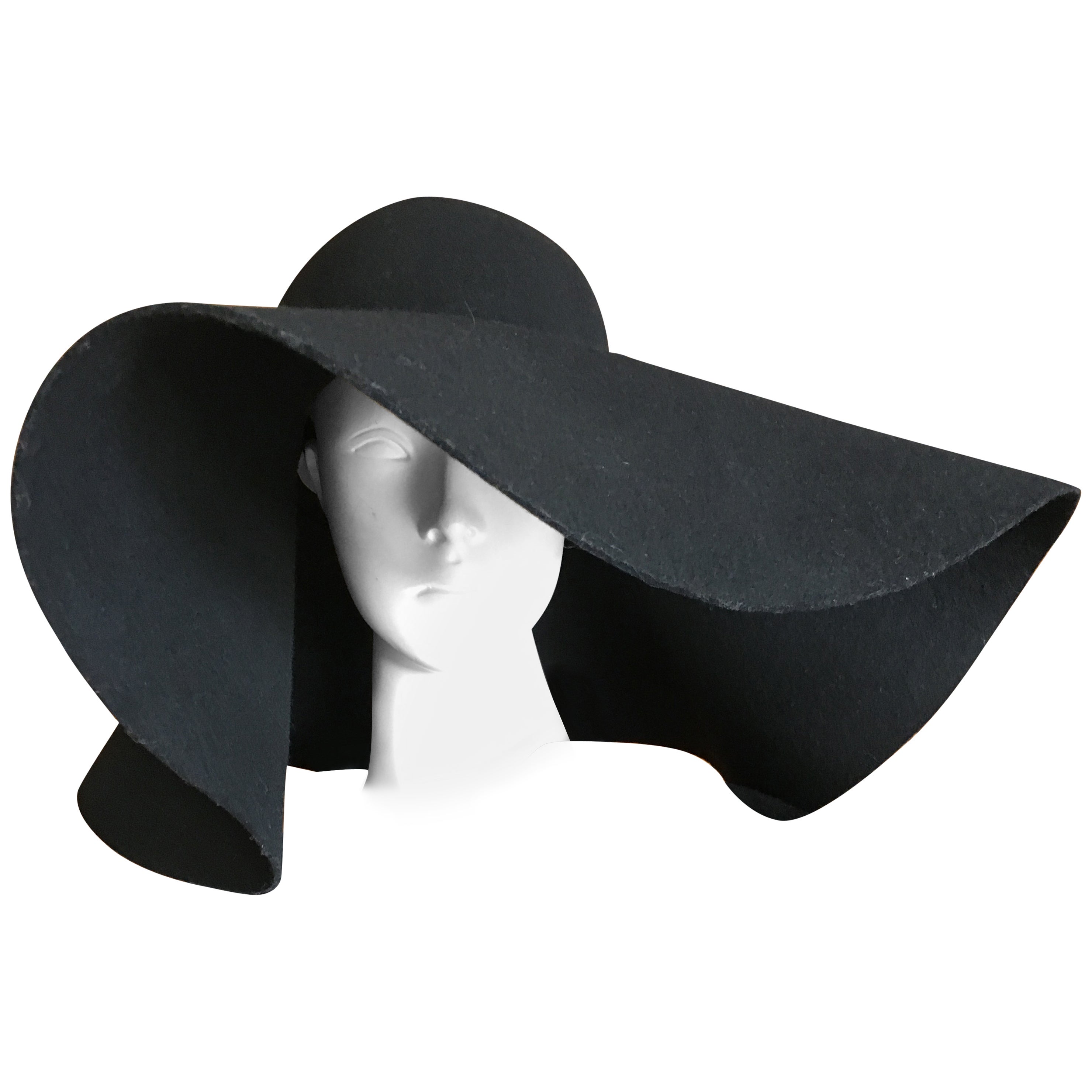 Saint Laurent Rive Gauche Wide Brim 