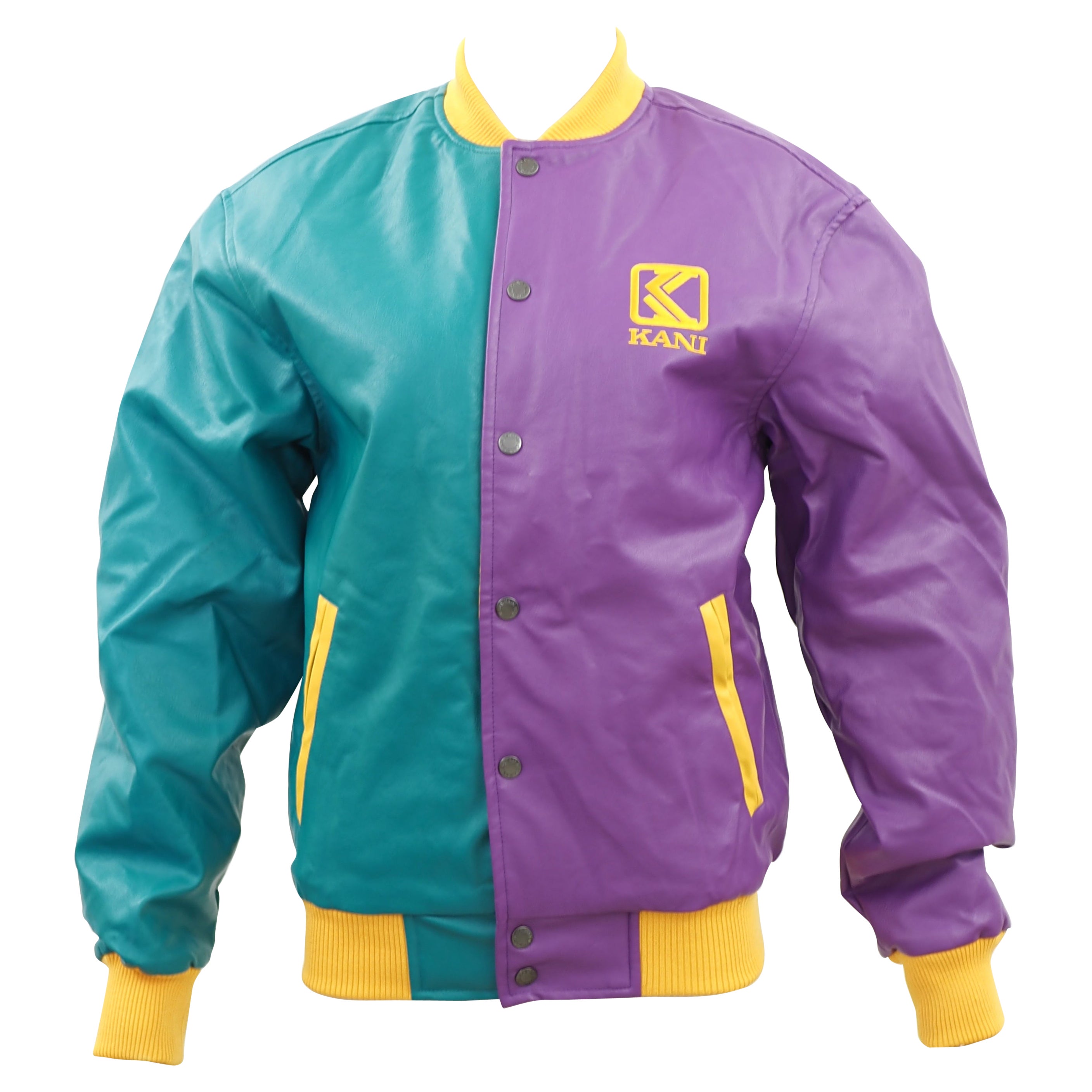 Karl Kani multicoloured bomber jacket NWOT For Sale at 1stDibs