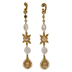 Goossens Paris Venise Long Pendant Earrings