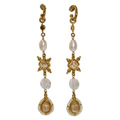 Goossens Paris Venise Long Pendant Earrings 