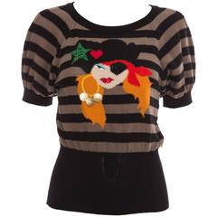 Sonia Rykiel Striped Cotton Knit Sweater, Spring - Summer 2005 11