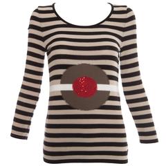 Sonia Rykiel Striped Cotton Knit Sweater, Spring - Summer 2002 12