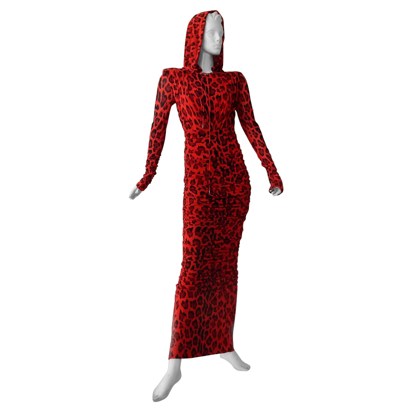 Tom Ford Red Cheetah Dress   For Sale