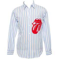 Comme des Garcons Homme Plus Rolling Stones Logo Cotton Shirt, Spring 2006