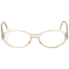 Retro Chanel Italian Rhinestone Eyeglasse Frames