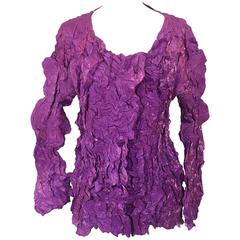 ISSEY MIYAKE 1990s Cauliflower Creased Shirt