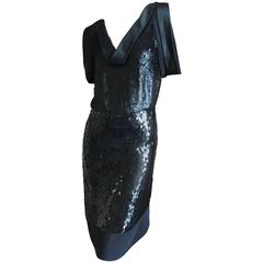 Gucci Litlte Black Dress with Harlequin Pattern Sequins