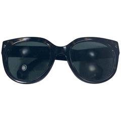 Prada Black Tortoise Cat Eye Sunglass