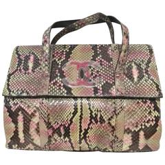 90s Chanel python skin bag 3