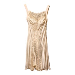 Gianni Versace vintage romantic silk dress