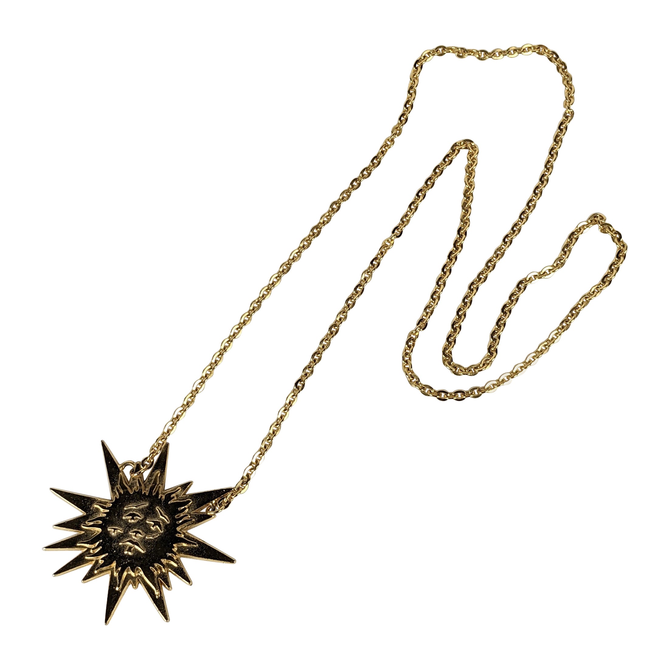 Salvador Dail Le Roi Soleil Rare Pendant Necklace