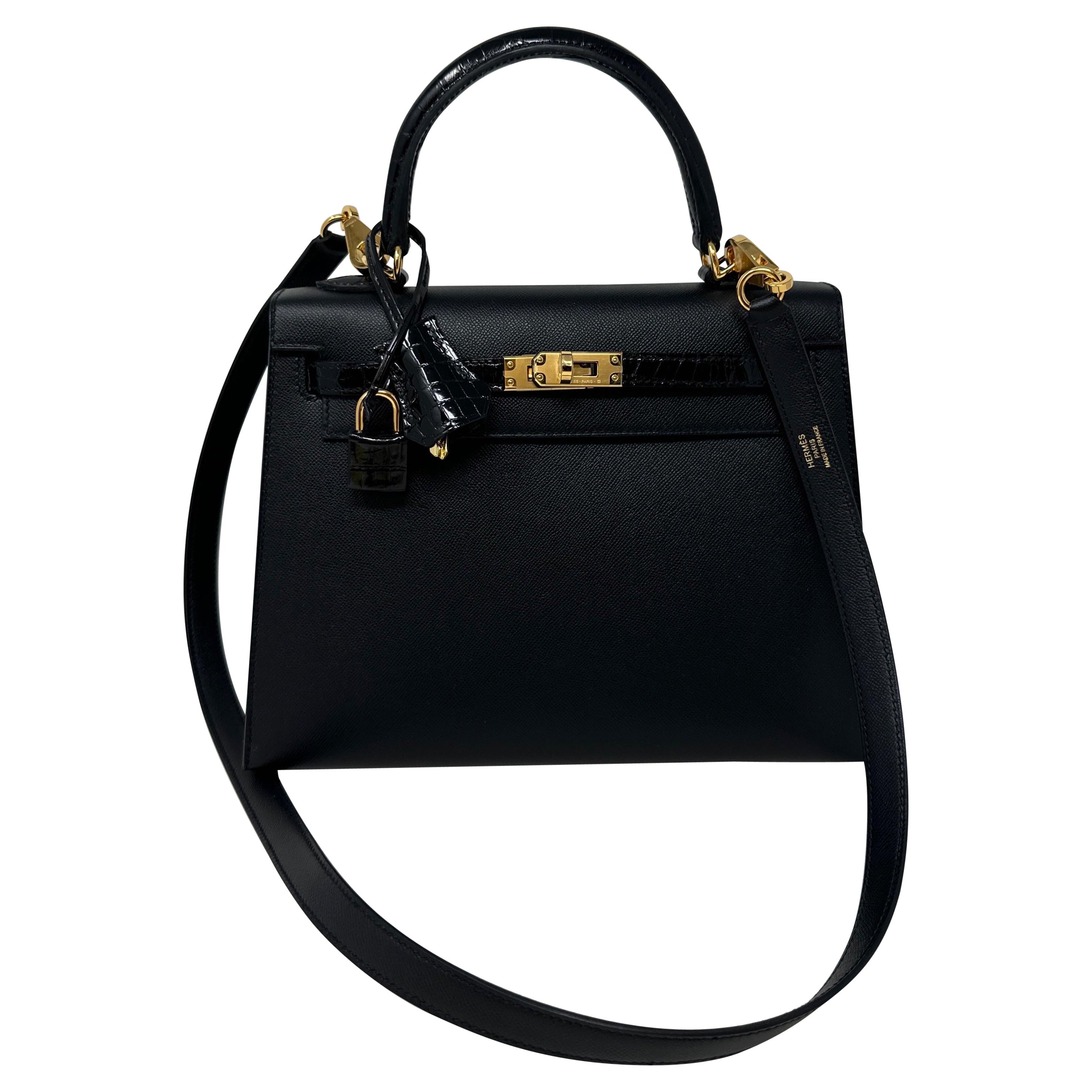 hermes kelly black 25