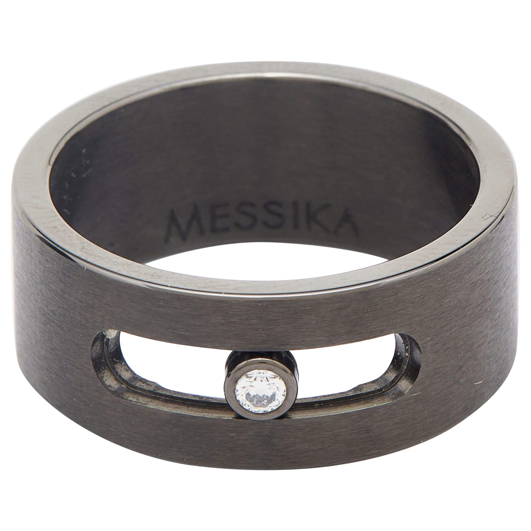 Messika Move Diamond Titanium Ring Size 66