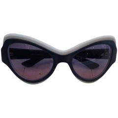 2012 Yves Saint Laurent YSL 6366/S Two-Tone Cat Eye Sunglasses w/Case