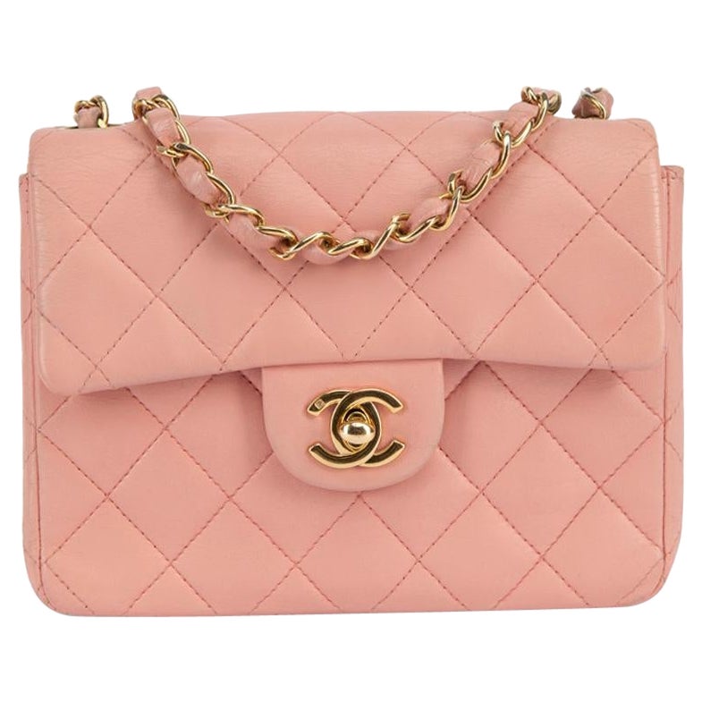 Chanel Women's 2004/2005 Rose Sakura Pink Caviar Mini Flap Bag