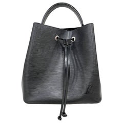 Louis Vuitton NèoNoè Black Epi Leather Top Shoulder Bag