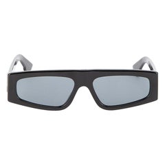 Schwarze rechteckige Power-Sonnenbrille von Dior für Damen
