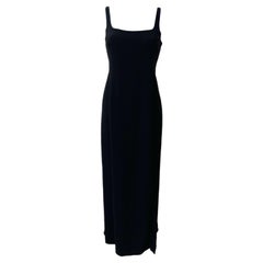 Armani 2000s dress, long with deep slit