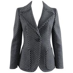 Prada Fall 2014 Grey Wool Jacket 