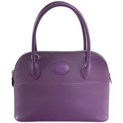 Hermes Violet Bolide 27 cm Bag